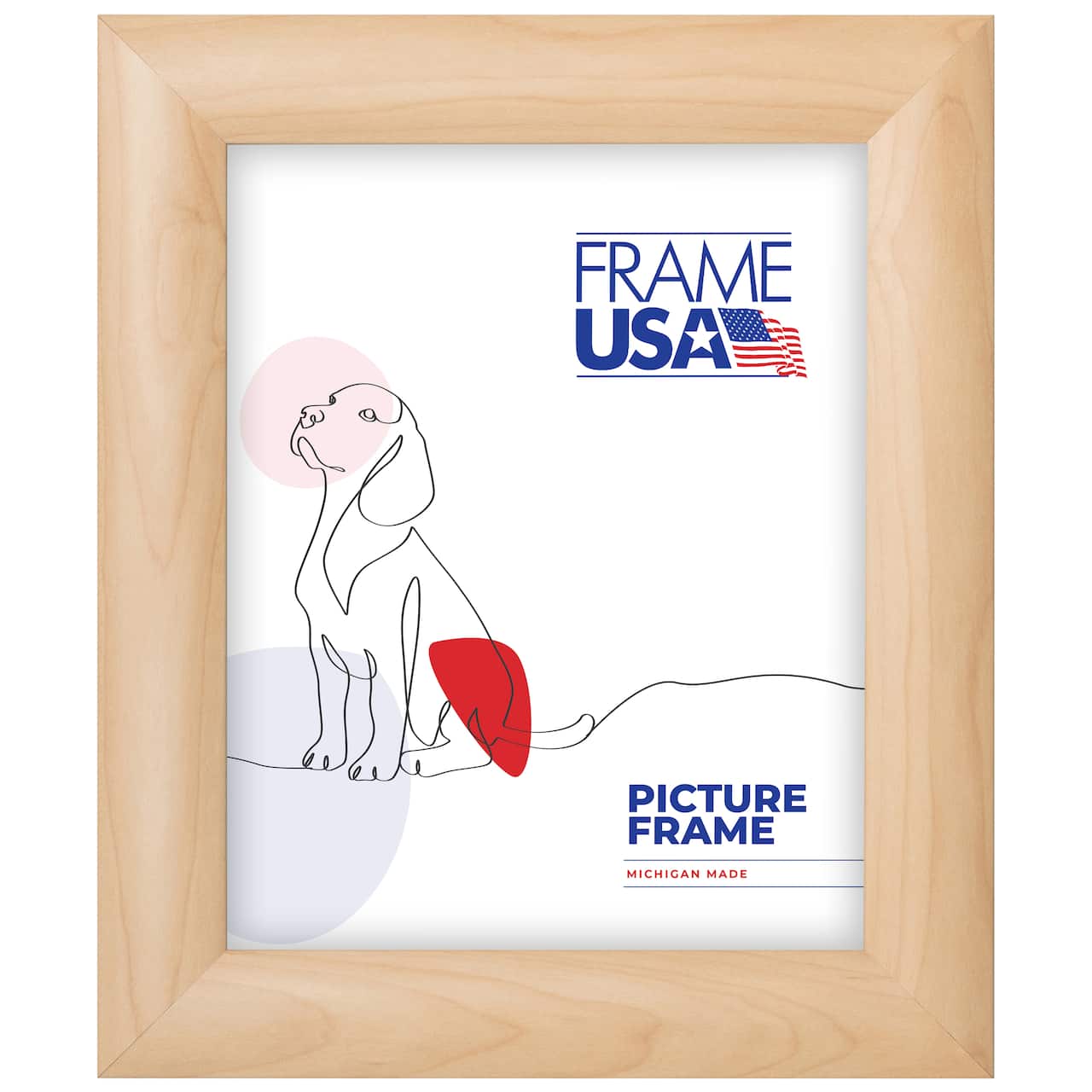 Frame USA Corporate Rounded American Maple Single Image Picture Frame